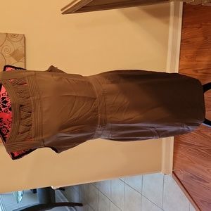 Banana Republic Dark Gold Dress Size 12